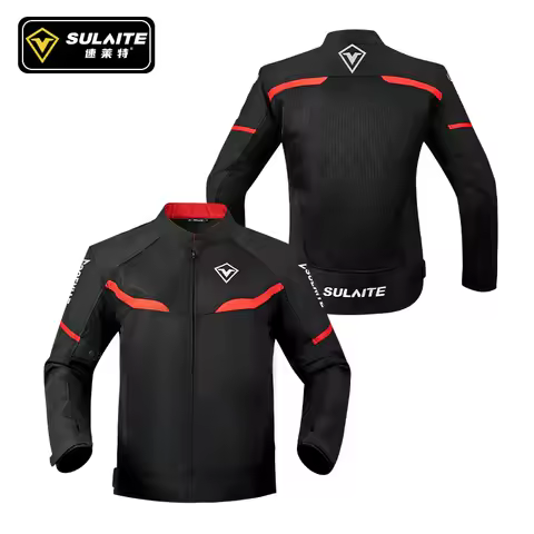 SULAITE Motorcycle Riding Suit Summer Double-layer BreathableRacing Suit Shock-absorbing Anti Drop A