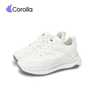 Corolla รองเท้าผ้าใบหนังผู้หญิง พื้นรองเท้าดูดซับแรงกระแทกต้านเชื้อแบคทีเรีย ระบายอากาศได้ดี แนะนำให