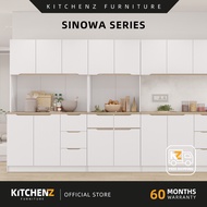 [FREE Shipping] KitchenZ Sinowa Pro Series Melamine Kitchen Cabinet Base/Tall/Wall/Corner Unit Soft 