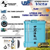 【NEW ARRIVAL】VICTA TL20 KNASPACK ELECTRIC SPRAYER ( LITHIUM - ION TURBO BATTERY SPRAYER )20LITERS 12