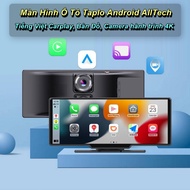 [HCM] - Màn Hình Ô Tô Taplo Carplay Bản Đồ Camera hành trình 4K - BestMartVN