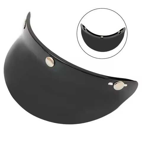 Visor Motorcycle Helmet Peak Visor Replacement 250mm X 80mm 3-Snap Black Helmets Peak R Peak Univers