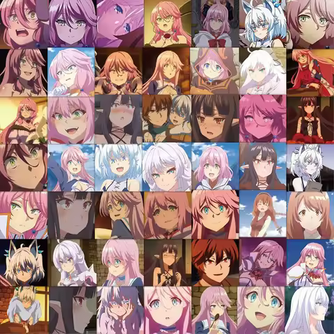 10/30/59pcs Keyaruga Redo of Healer Anime Stickers Girls Flare Arlgrande Jioral Setsuna Kureha Clyr