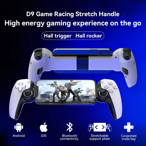 BSP D9 Wireless Gaming Controller for PS3/PS4 Double Hall Effect Joystick Dual Vibration Gamepad for