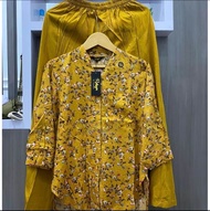 BAJU SETELAN WANITA MOTIF BUNGA BAHAN RAYON ONESET JUMBOO XL XXL