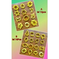 Nastar Dry Cake Cutter Kastengel Biscuit Nut Cake Set in Various Shapes