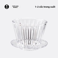 TIMEMORE B75 Pha Lê Mắt Đổ Cà Phê Giỏ Lọc PCTG Đáy Bằng 1-2 Ly Cà Phê Nhỏ Giọt Bộ Lọc Có Thể Tái Sử