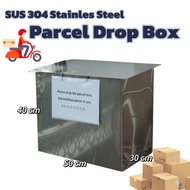 Stainless Steel Parcel Drop Box Outdoor Parcel Box Mailbox Letter Box 包裹箱