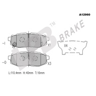 (REAR) Subaru Forester 4th Gen SJ 2.0i AWD 13'- Impreza 3rd Gen G3 2.5 WRX STi 08'-12' LPB Brake Pad