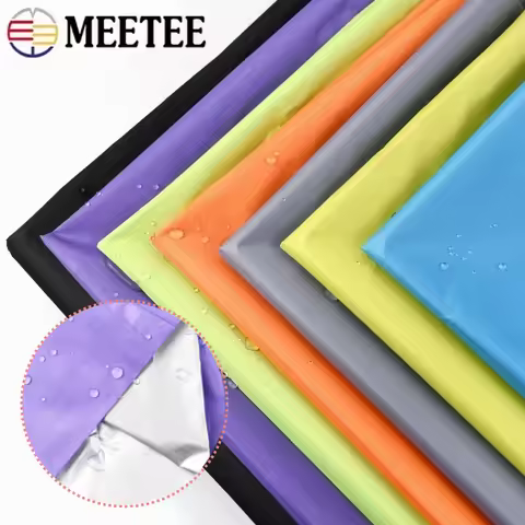 1-5Meters 148cm Wide 190T Thin Waterproof Fabric Outdoor Sunscreen Sunshade Silver-coated Ripstop Um