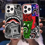 T24 Bape TPU Case for Realme C51 C55 C53 Note 60 C33 50 C61 C35 Narzo N61 Casing Realme C53