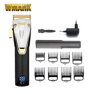 WMARK LCD ดิจิตอลจอแสดงผล-ผมไฟฟ้า Clipper USB ผู้ใหญ่ผม Clipper หัวน้ำมันไฟฟ้าเครื่องตัดผมร้านทำผมมื