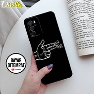 Case Oppo A16 - Casing Oppo A16 - Eksotik - Fashion Case - Silikon Oppo A16 - Cassing Hp - Aksesoris
