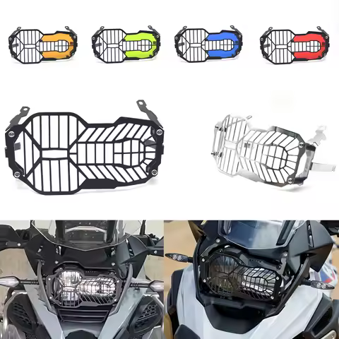 Motorcycle Headlight Headlamp Grille Shield Guard Lamp Cover Protector For BMW R1200GS R1250GS LC Ad