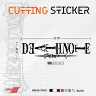 Death Note Anime Cutting Sticker | Death Note Manga Cutting Sticker