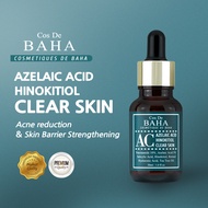 Acne Clear Skin Facial Serum with Azelaic acid 5% Niacinamide 10% Salicylic Acid Retinol Tea Tree -