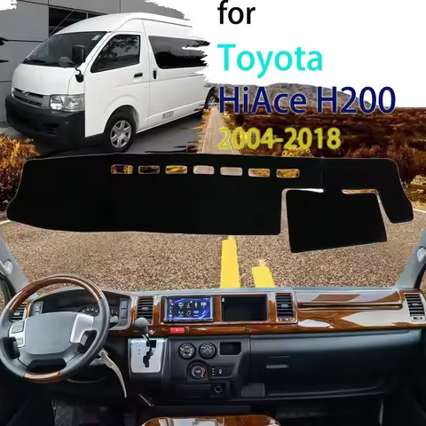 Dashboard Center Cover Pad Mats for Standard Toyota HiAce H200 2004-2018 Accessories Sunshade Protec