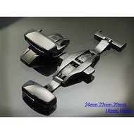 [Time Discovery] CW Fish Scale Pattern Two-Way Folding Buckle (Butterfly Buckle) (24mm.22mm.20mm.18m