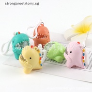 Strongaroetrtomj Cartoon Dinosaur Squeeze Bubble Monster Stress Relief Toy Keychain Squeeze Pinch Ball Squishy Toy SG