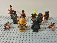 國産 忍者旋風 海盜系列 積木 人仔8隻 送𤠣子兩隻 非Lego 二手