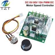 DC Motor Speed Controller Stepless Speed Control 6V-90V Universal pwm DC Motor Speed Controller PLC 