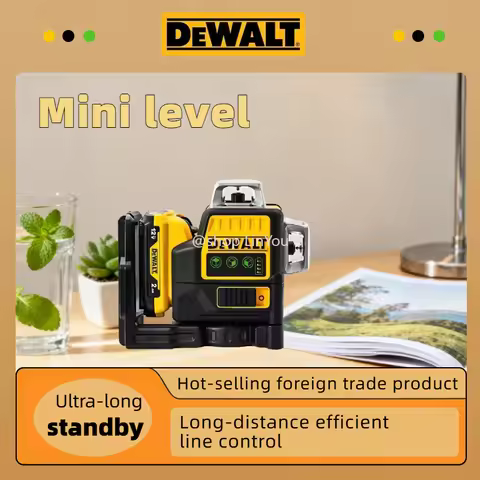 2025 Dewalt DW089LG Degree Vertical 12V Lithium Battery 12 Line Laser 360 Level Outdoor Green Laser 