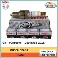 BOSCH SPARK PLUG 100% F6TC (W8DC) FOR PUMPBOAT, MULTICAB 6 VALVE