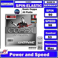 Donic Coppa JO Platin Spin Elastic Table Tennis Rubber   Ping Pong Getah Donic Rubber power and the 