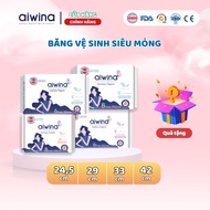 AIWINA ultra-thin sanitary napkin pad day 24.5cm, night 29cm/33cm/42cm