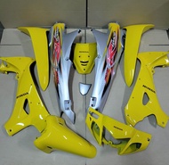 wave125r เวฟ125r กาบรถ ชุดสี แฟริ่ง เฟรมรถ wave125r สีเหลือง