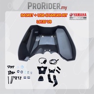 LC135FI LC135 V8 BAKUL SE BASKET + TYPE C USB CHARGER KIT YAMAHA 100% ORIGINAL BDK-F489A/BDK-H21K0