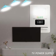 300W太陽能電視冰箱筆記本家電供電應急電源太陽能壁掛式儲能系統