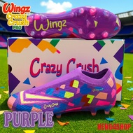 Wingz Crazy Crush PRO รองเท้าสตั๊ดหุ้มข้อ  รุ่น Crazy Knit Crazy Knit Lacelless มีเชือกและไร้เชือก