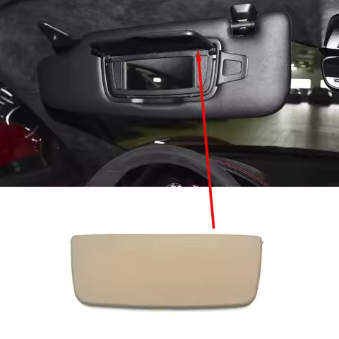 Sun Visor Vanity Mirror Cover For Boxster Cayman 981 982 Porsche 911 991 718 ,982857551 ,982857551T 