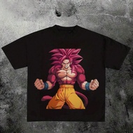 220g Heavyweight Pure Cotton, Super Saiyan God Goku Power - Display T - Shirt