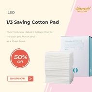 ilso 1/3 Saving Cotton Pad 50ea, ilso Official Store, ilso Malaysia, ilso Super Melting Sebum Soften