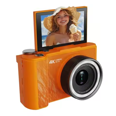 2025 NEW 4K 3Inch Digital Camera, FHD 1080P, Digital Point And Shoot, 64MP For Vlogging With Anti Sh