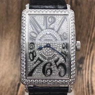 Franck Muller/FM18K White Gold Back Inlaid with Gypsophila Automatic Men's Watch 1,000SC