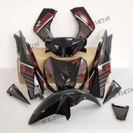 CUSTOM COVER SET LC135 V1 YAMAHA BATMAN 2015 BLACK