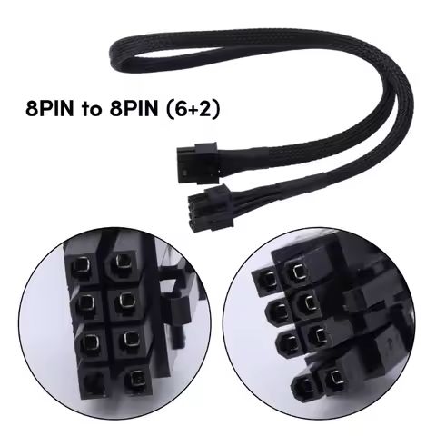 8PIN To 8Pin (6+2) PCIE VGA Power Supply Cable for RM650X RM750X RM850X RM1000X GPU Power Cord