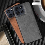 Case For Moto G56 G86 G55 G35 G45 G85 funda business style durable textile leather cover for Moto G5