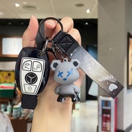 YEEKEY TPU Car Key Case Cover for Mercedes Benz E C S GLC Class E200 E400 E63 W213 S550 S560 C260 A2