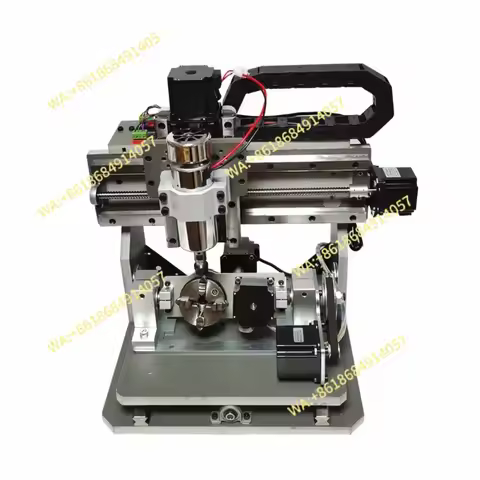 DIY mini CNC 3020 PVC engraving milling machine 5 axis for PCB drilling wood carving cutter 4 axis a