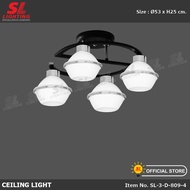 ลดสูงสุด70% SL LIGHTING โคมไฟเพดานสไตล์โมเดิร์น SL-3-D-809