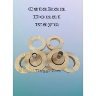 Donut Mold 1 set of teak wood UK 5 cm to 10 cm FREE HOOK 1 PCS