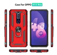 Case Oppo F11 Pro Casing Oppo F11 Pro Case Elegant Ring Magnetic Case