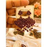stone big colour EARING