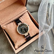 Original] Alexandre Christie 2708 LDBBRMA Elegance Women's Watch with Black Dial Black Stainless Steel