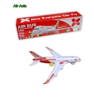 Ready Stock 43cm Big Size Air Bus A380 Malaysia Airline Air Asia Cargo Passenger Aeroplane Light Sou