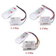 Wireless Digital Wall Switch Remote Control 220V Multifunction 1-Way/2-Way/3-Way